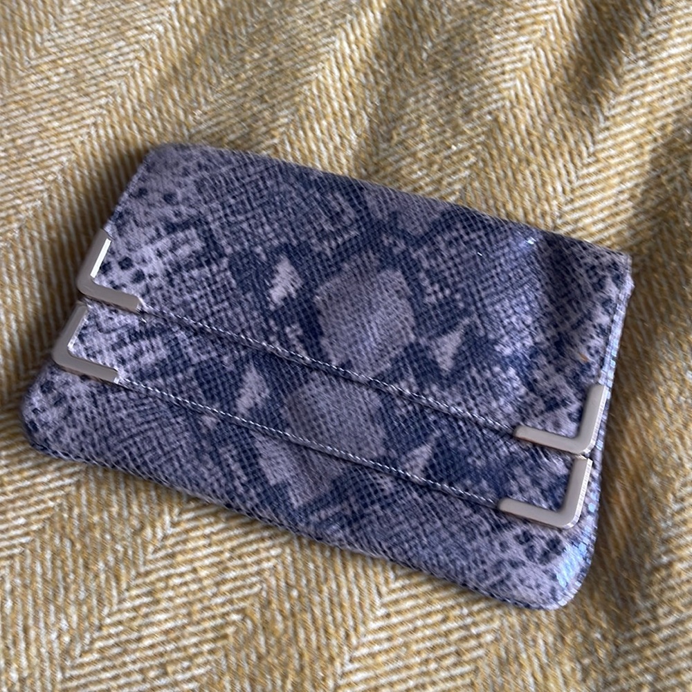 Michael Kors x Yang Mi Clutch Nubuck Snake Print Clutch